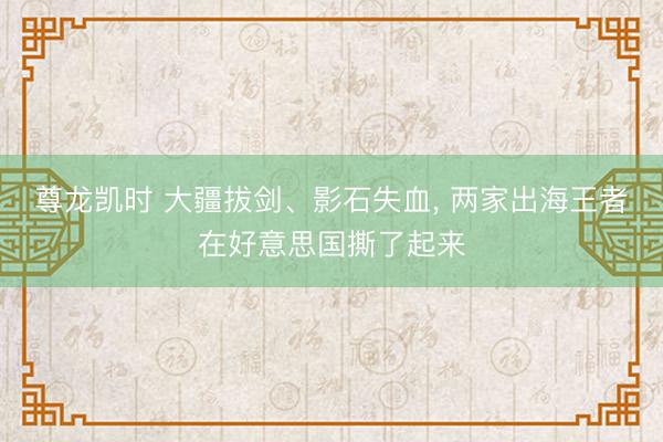 尊龙凯时 大疆拔剑、影石失血， 两家出海王者在好意思国撕了起来